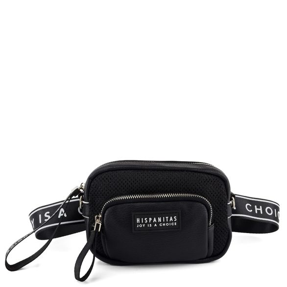 Hispanitas crossbody kabelka a ledvinka Black BV00146