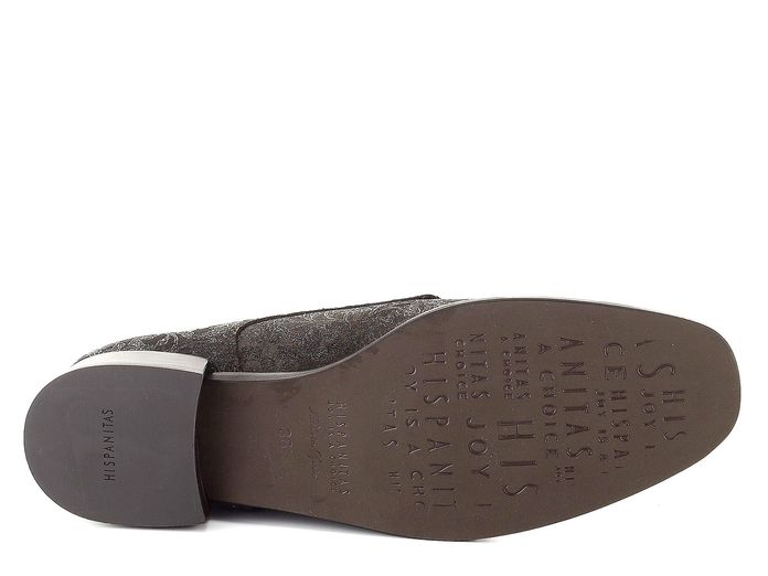 Hispanitas polobotky hnědé brokátové HI75642