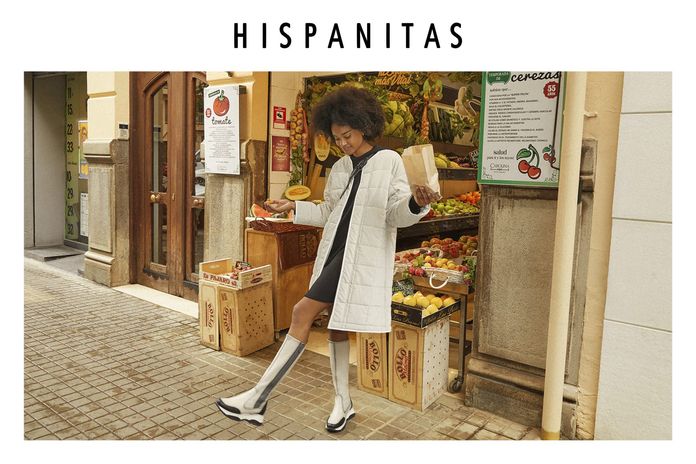 Hispanitas kozačky na platformě světlé/černé Andes-I21 HI211887