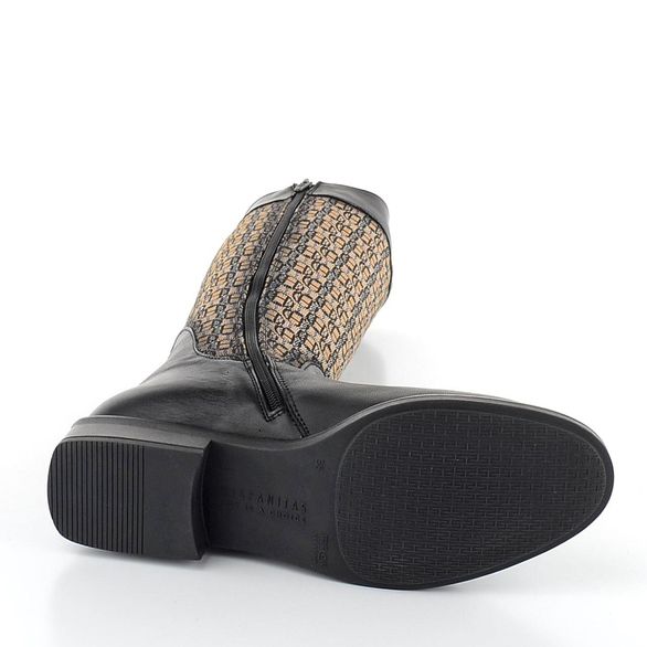 Hispanitas kozačky vytkávané Black HI00676