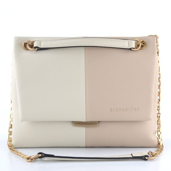 Hispanitas klopnová kabelka Latte/Taupe BV253977