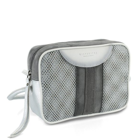 Hispanitas crossbody kabelka šedá metalická BV98596