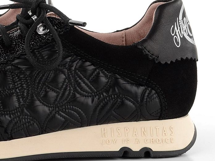 Hispanitas tenisky vytkávané Black HI00610