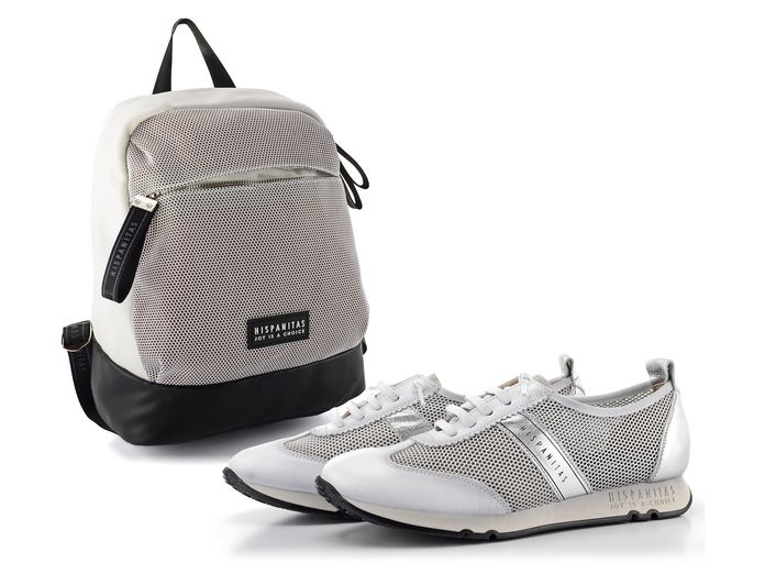 Hispanitas sportovnější batoh Black and White BV211132