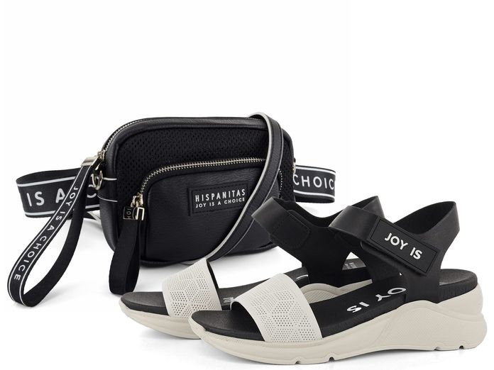 Hispanitas crossbody kabelka a ledvinka Black BV00146