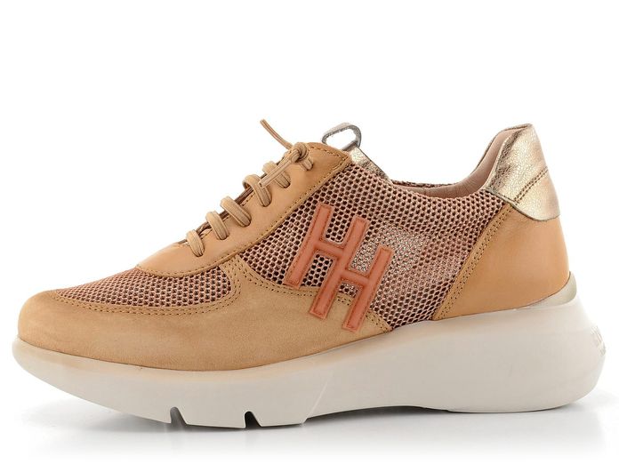 Hispanitas módní sneakers polobotky Camel HV211334