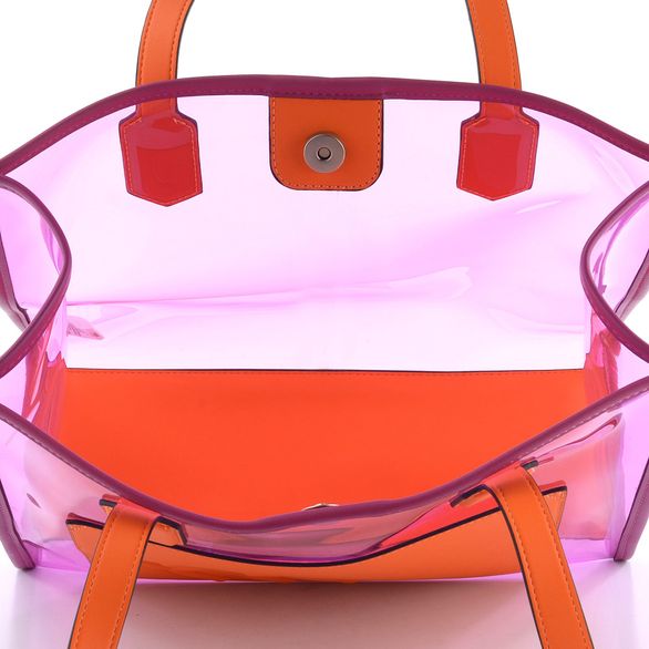 Hispanitas transparentní kabelka s etují Pink/Papaya/Orchid BV232684