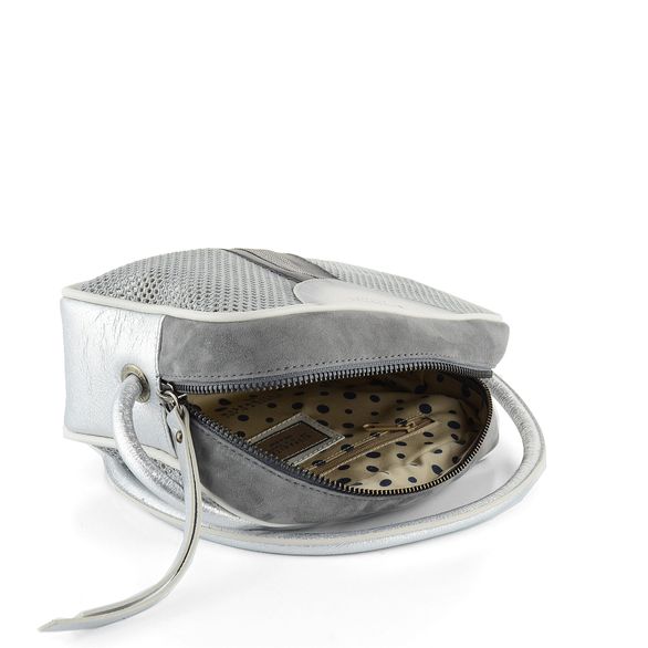 Hispanitas crossbody kabelka šedá metalická BV98596