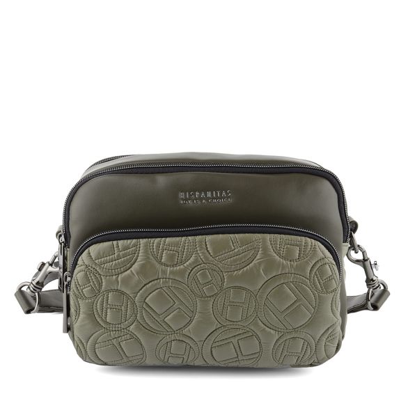 Hispanitas crossbody kabelka kombinovaná army BI00494