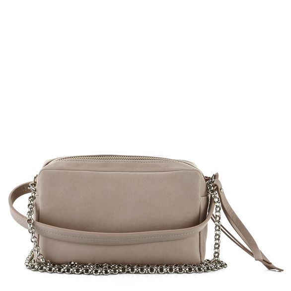 Hispanitas kabelka crossbody s cvočky a kamínky Nougat BV86810