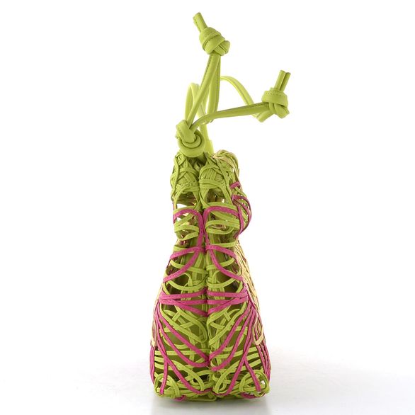 Hispanitas barevná prošívaná kabelka multi yellow BV264729