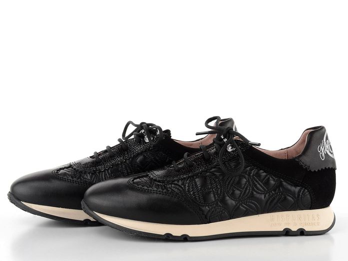 Hispanitas tenisky vytkávané Black HI00610