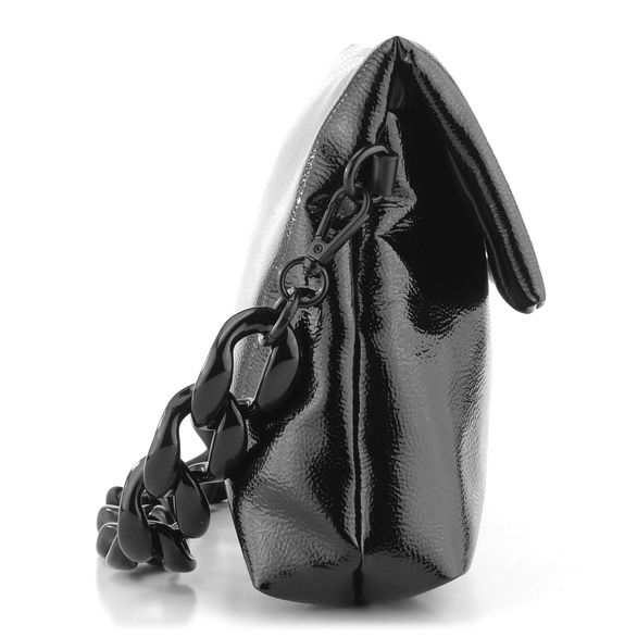 Hispanitas elegantní kabelka s řetízkovým uchem Black BI222142