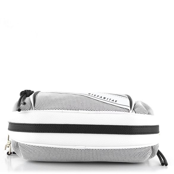Hispanitas sportovní crossbody kabelka Black/White/Panna BV232507