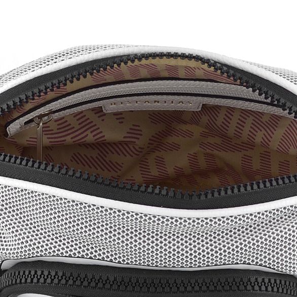 Hispanitas sportovní crossbody kabelka Black/White/Panna BV232507